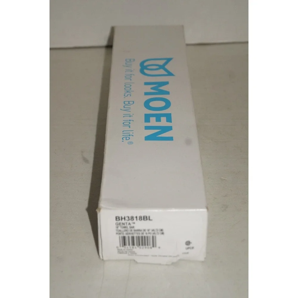 Moen Genta BH3818BL Black 18 inch Towel Bar